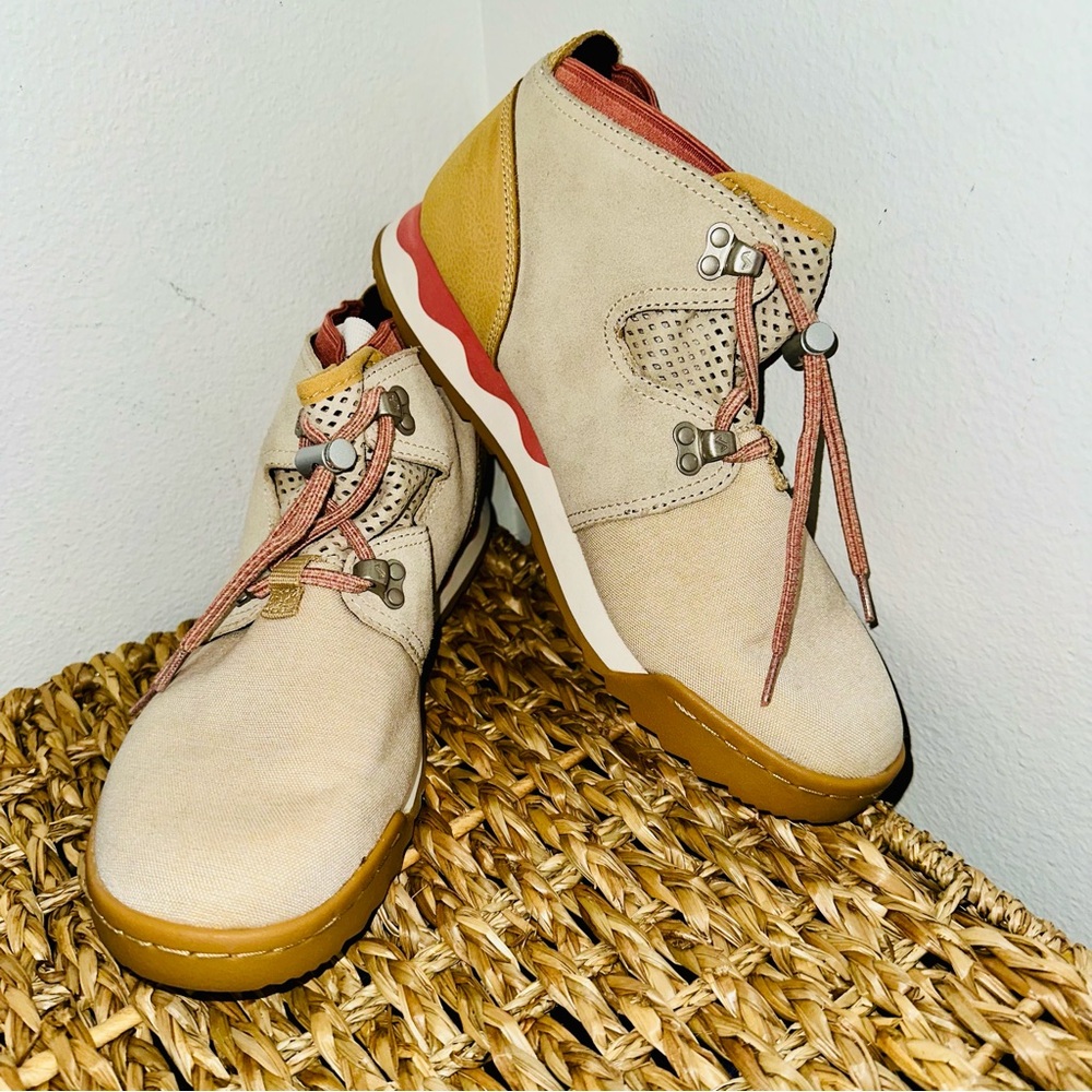 Forsake Contour Air Tan Pink Hiking Boots Trail Shoes Womens 9.5 Outdoor